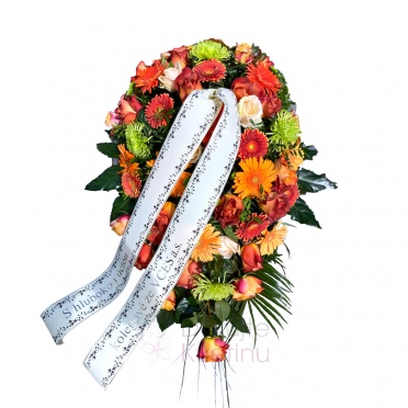 Funeral arrangement - white lilies sg